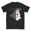 Men's 100% pure cotton T-shirt with Algerian city pattern print, hip-hop streetwear, casual top