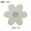 ins spring and summer explosion flower leather placemat thermal insulation waterproof oil-proof thermal insulation mat dining table mat petal coaster