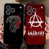 Fashion Sons Of Anarchy For IPhone 15 16 14 Plus 13 12 11 17 Pro Max 17 Air Black Soft Phone Cover