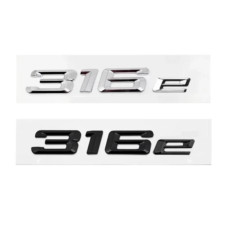 ABS Наклейка-эмблема с логотипом букв на багажник автомобиля Для BMW 316e 318e 320e 323e 325e 330e 335e 530e E46 E90 E91 F30 F31 F34 G20 G30