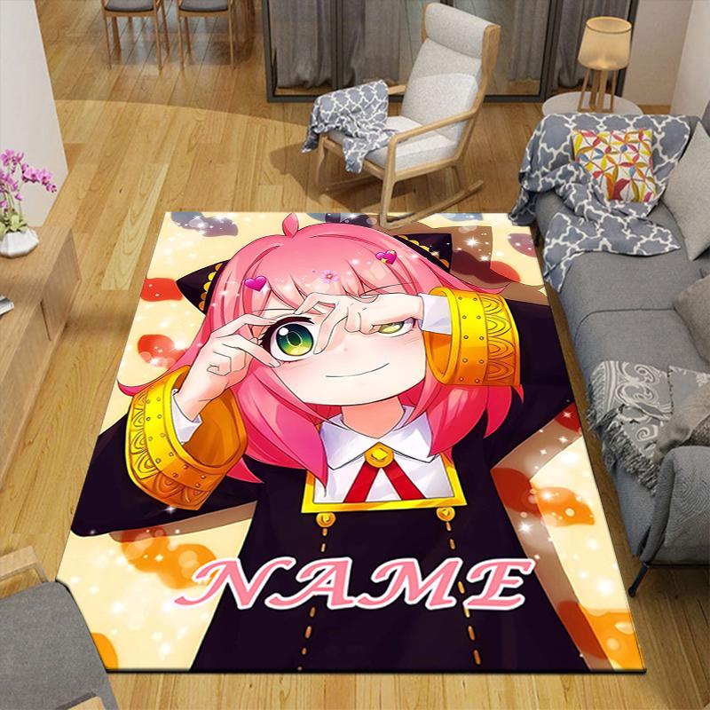Custom 1Pc Spy Family Romance Rug Office Carpet Indoor Outdoor Entrance Doormat Nonslip Soft And Comfortable Living Room D2915264