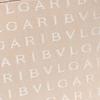Used BVLGARI Logo mania Tote Bag canvas leather Beige Brown Used Women