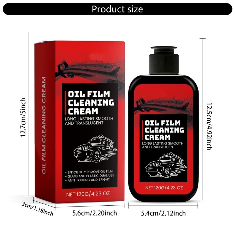Очиститель-восстановитель для стекол Удалитель масляной пленки Инструмент для чистки для дождливых дней Улучшенная видимость в темное время суток Безупречное лобовое стекло