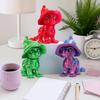 Plastic Material Articulated Cats Doll Realistic Design Cute Cat Figure  Living Room
