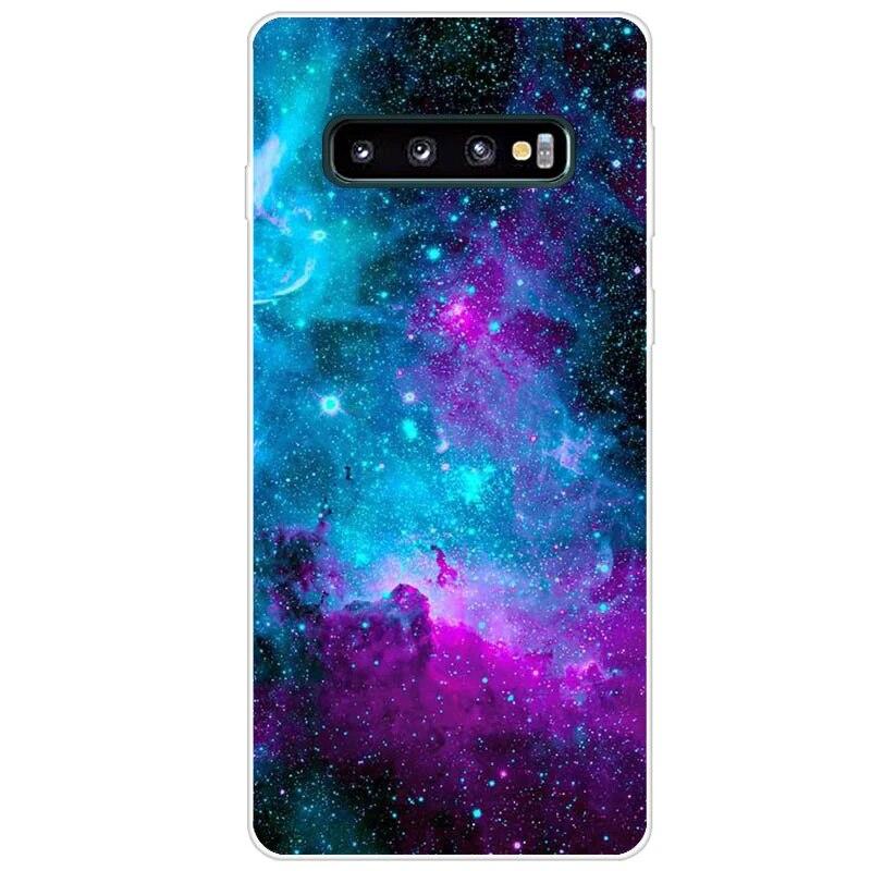 Новейший чехол из ТПУ с принтом для Samsung Galaxy S10 S10 + чехол для телефона Samsung S10 Plus S10e, задняя крышка, бампер Fundas Coque