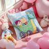B-Big-Ear Tutu Anime Cushion Cover Pattern Printed Pillowcase for Living Room Sofa Cushion Cover & Bedroom Decor