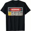 VR Player Virtual Reality User Hazard Gamer T-Shirt