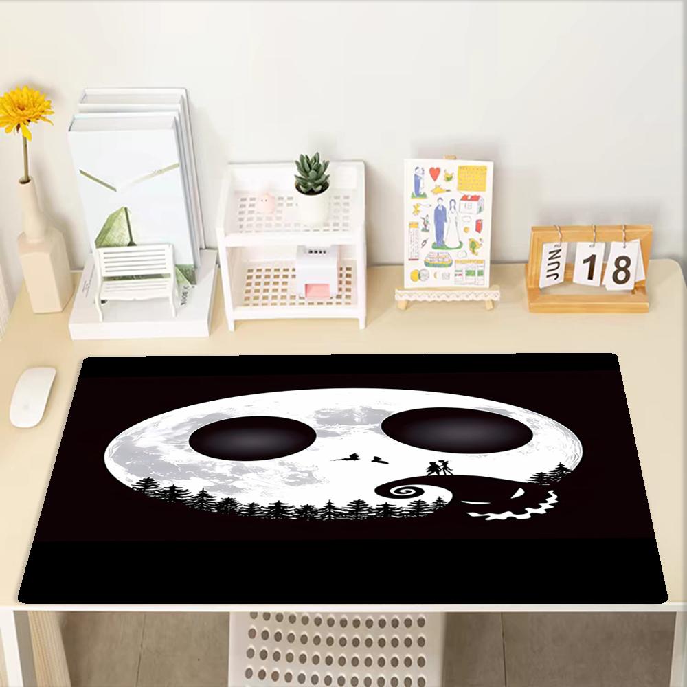 The Nightmare Before Christmas Theme Mouse Pad, Non Slip Rubber Base, Multifunctional Office & Home Decor, Perfect for Workspace Personalization.