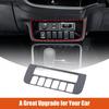 ABS Carbon fiber Console Air condition Panel Trim For Mitsubishi Outlander 19-22