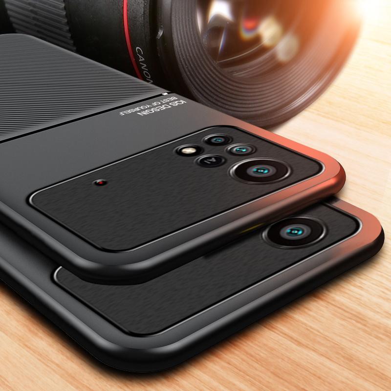 For Xiaomi Poco X4 Pro 5G Case Magnetic Car Holder Cases For PocoPhone X4Pro PocoX4 Pro Poko X 4 Pro Soft Leather Back Cover
