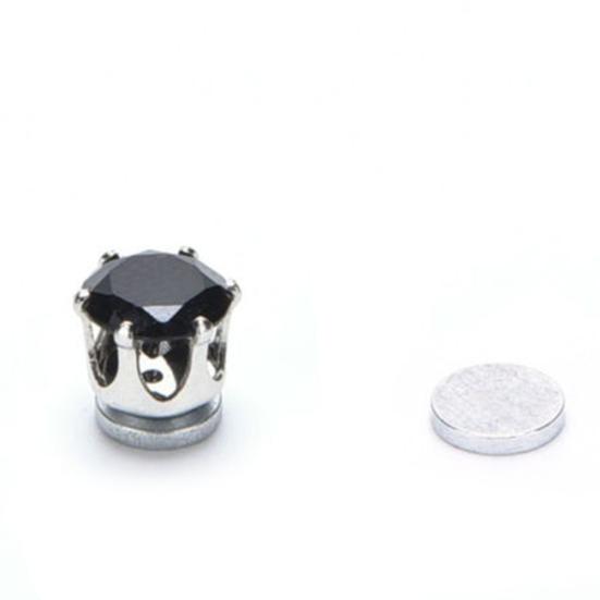 Женские 1 пара мужских популярных популярных клипсов без пирсинга, магнитные серьги-гвоздики, ювелирные изделия для вечеринки