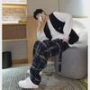 Men's Trendy Korean Plaid Pants: Stylish, Loose-Fit, Casual, All-Match, Straight-Cut Trousers