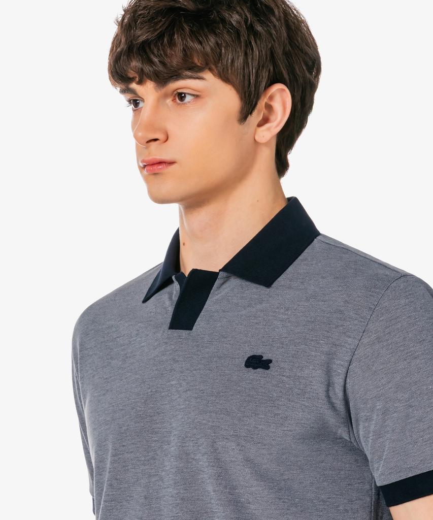 LACOSTE Men'S Basic Open Collar Short Sleeve Polo Shirt Ph387E-56G 5I1