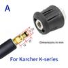 Aluminum High Pressure Hose Adapter for Karcher for Bosch for Nilfisk for Lavor