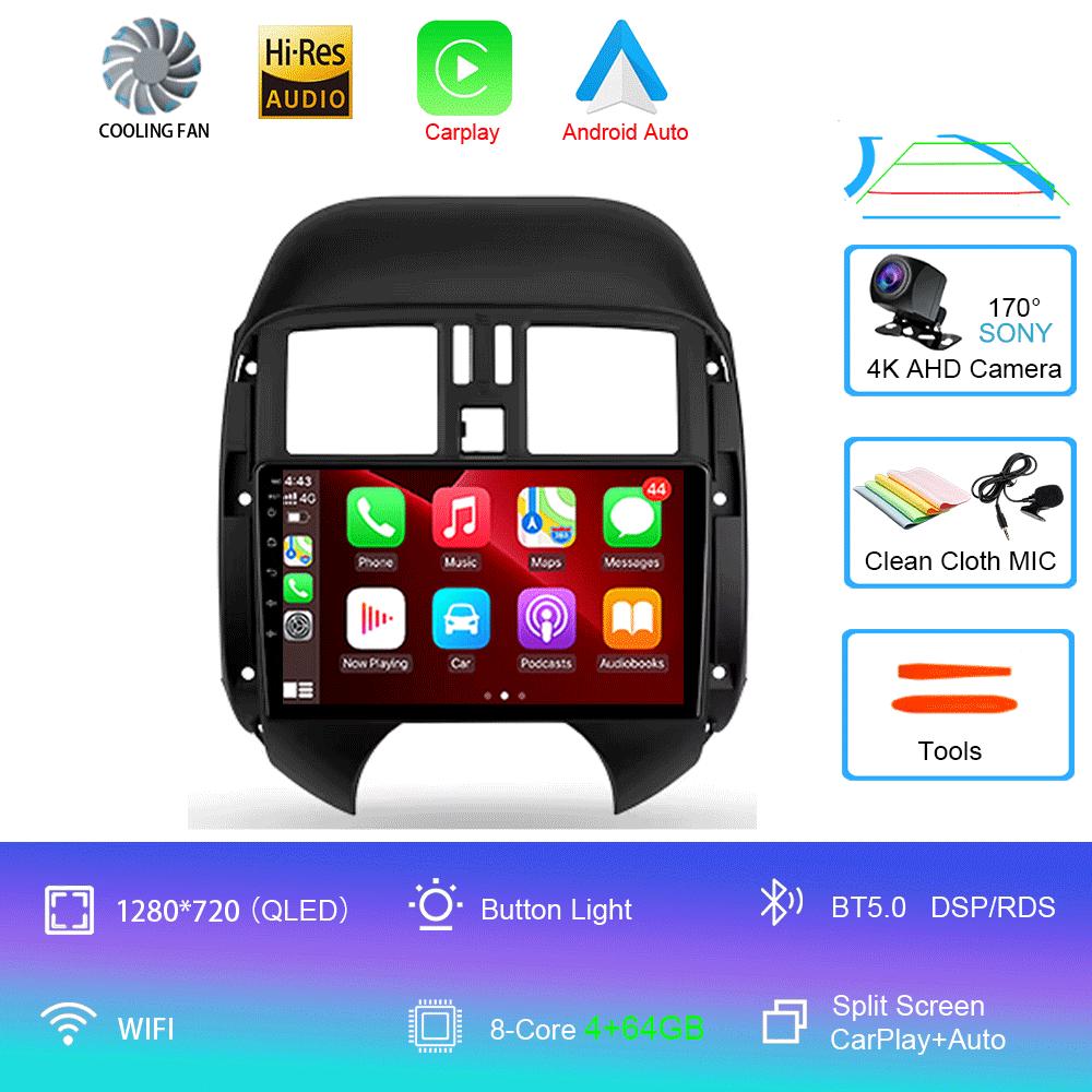 Android 14 для Nissan Sunny Versa C17 2012 - 2014 Автомобильный Радио Мультимедиа Видео Плеер Навигация стерео GPS