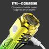 New Upgrade Mini 3LED Flashlight With Pen Clip And Tail Magnet,Builtin Battery USB Charge Outdoor Portable Torch Emergency Lamp
