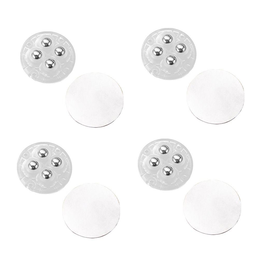 4pcs Moving Universal Wheel 360° Rotation Swivel Casters Mini Universal Pulley  Storage Box