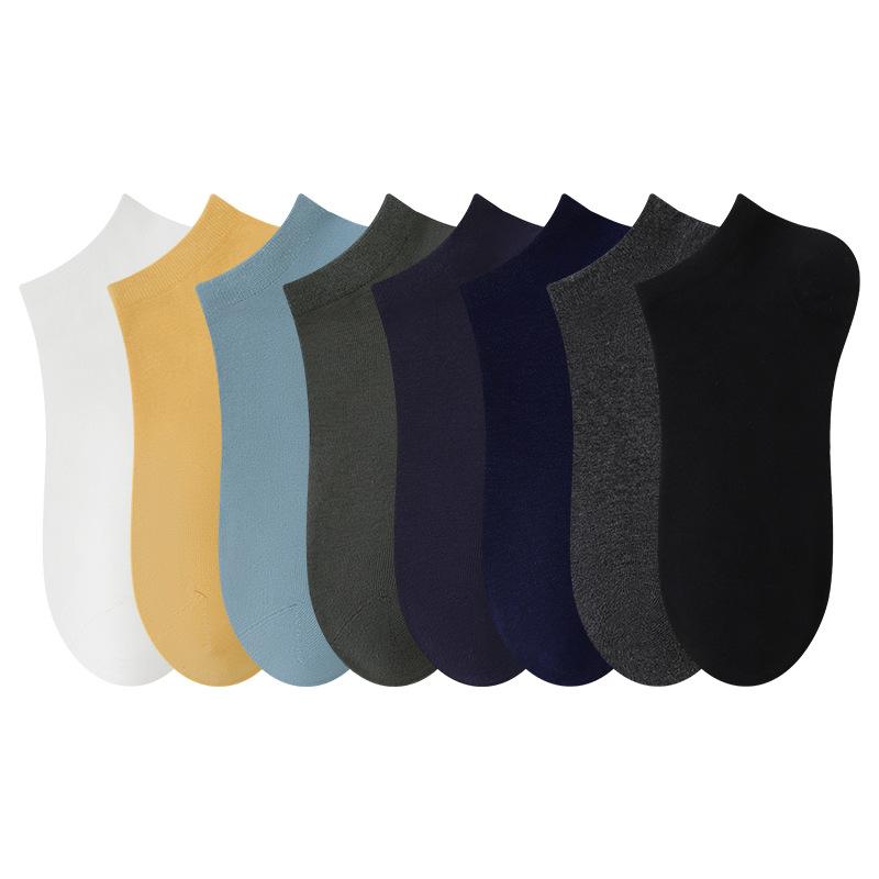 5 пар мужских носков-лодочек, носки впитывающие пот и дезодорирующие, короткие летние, короткие весенние носки