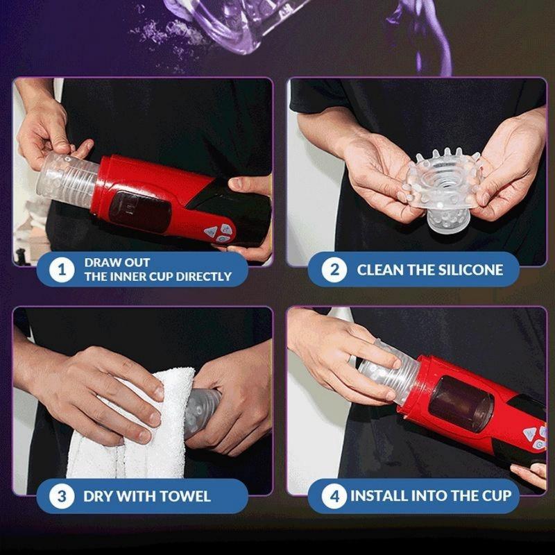 Произношение Чашка-самолет для мужчин Hands-free нагревательный элемент Электрический зажим Присоска Чашка-самолет для мужчин Мастурбатор для мужчин Игрушки для взрослых