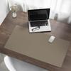 Protective Desk Mat Keyboard Mouse Pad Brown 100x50 cm
