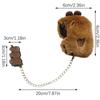 Chain Kapibara Pin Kapibara Capibara Badge Exquisite Star Capybara Brooch  Backpack Decor