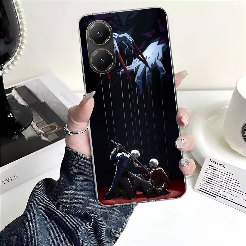 Чехол для телефона D-Devil May Cry 5 Мягкий чехол для Xiaomi Redmi 15C 15 13C 13 Poco X5 X6 X7 F7 Ultra M7 12C 12 10 10C 9C 9A 9T 9 Fundas