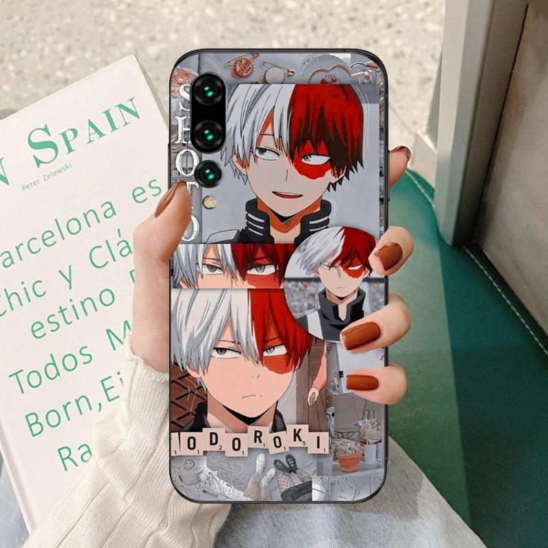 Чехол для телефона с изображением аниме «Мой герой Академии» для Huawei P50 P40 P30 Pro Lite P Smart 2021 2019 Magic 3, мягкий черный чехол для телефона