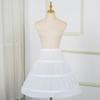 Girls Lolita Petticoat Children Fluffy Short Crinoline Women Underskirt 3 Hoops Skirt for Daily Wear Dress-up Performance & Cosply