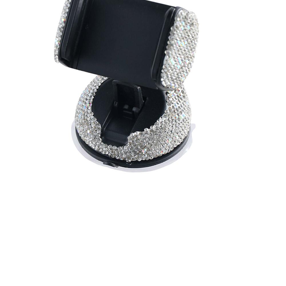Windshield Phone Holder Crystal Phone Holder Crystal Rhinestones Dashboard Mounts Car Phone Holder