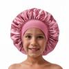 Children's Satin Sleep Cap - Soft Elastic Silk-like Hair Care Hat