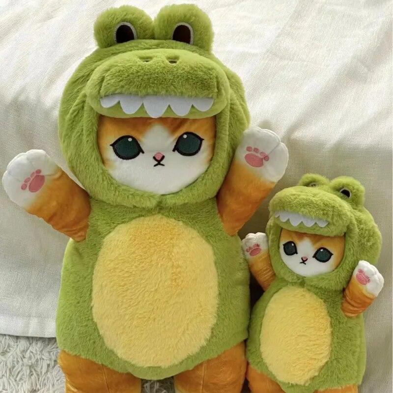 Mofusand1 Cat Plush Cute Cartoon Plushie Cat 50CM Soft Doll Fluffy Stuffed Animal Подушка Navidad Birthday Toys Kids Gifts