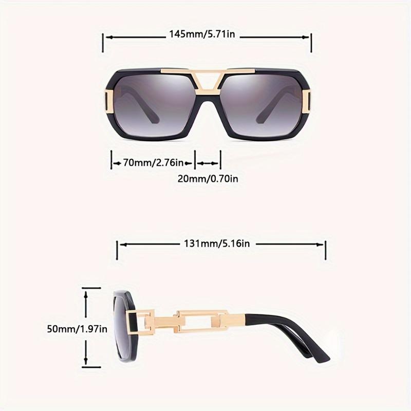 Неполяризованные ретро большие солнцезащитные очки для мужчин и женщин квадратная оправа солнцезащитные очки унисекс мода для спорта на открытом воздухе очки для вождения