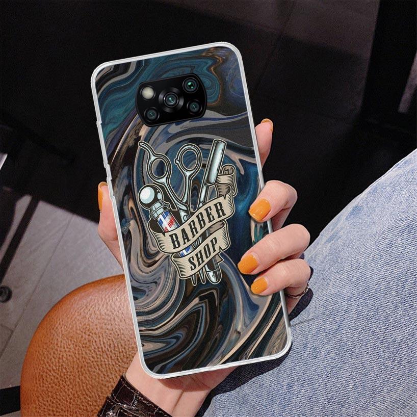Hair Stylist Scissors Brush Phone Case For Xiaomi Poco X7 X6 X5 Pro F7 Ultra Redmi 15C 15 13C 13 12C 12 10 10A 10C 9 9A 9C 9T Co