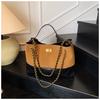 Chain Bag Women's Large-capacity New Autumn and Winter Matte Retro Shoulder Messenger Bag Commuter Tote Bag