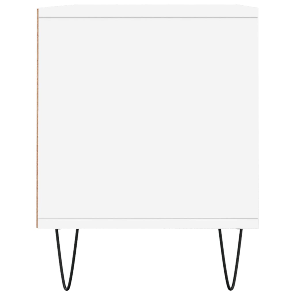 Vidaxl Szafka Pod Tv, Biała, 100X34,5X44,5 Cm, Materiał Drewnopochodny