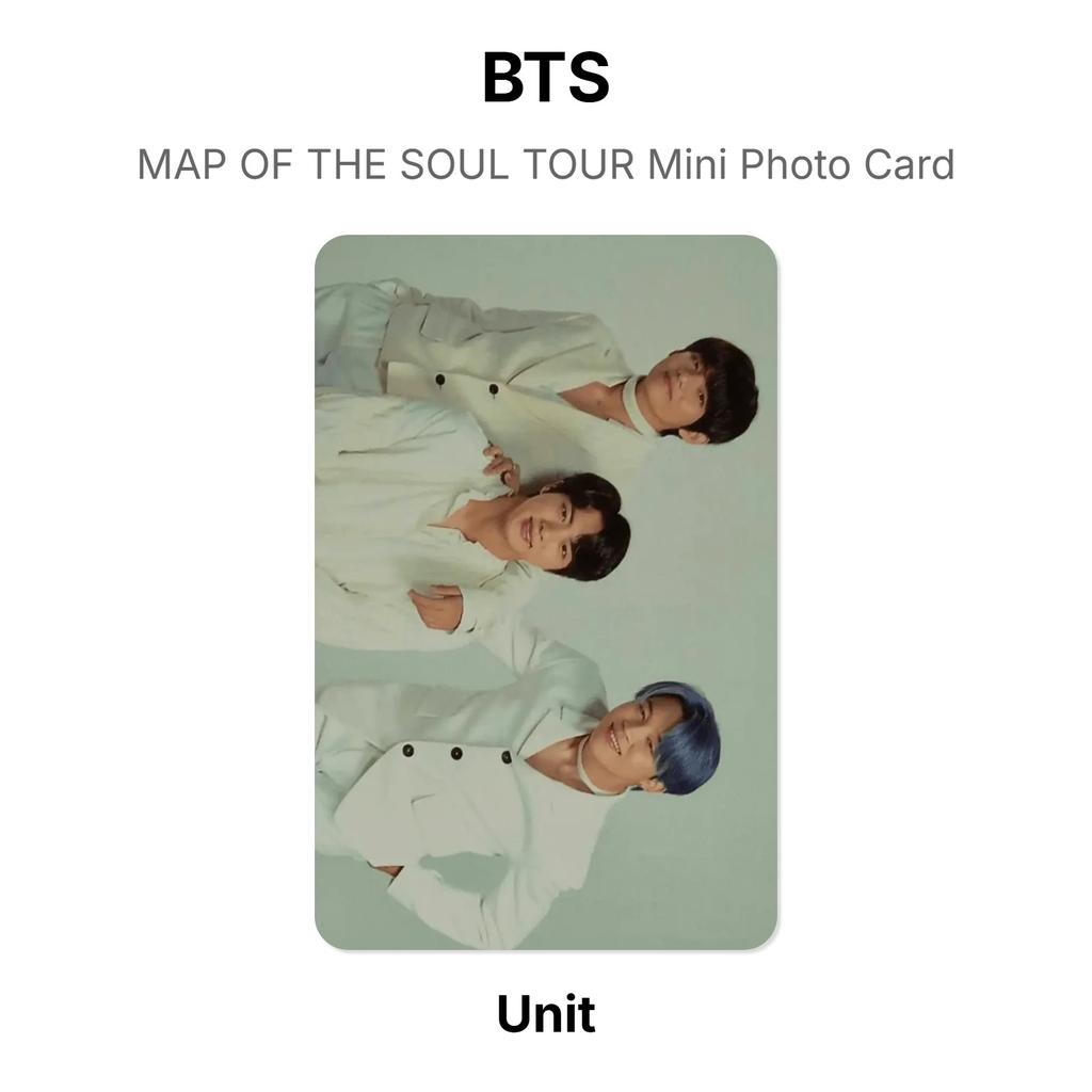BTS MAP OF THE SOUL TOUR Мини-фотокарточка Официальная фотокарточка