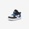 Anta Kids Synthetic Leather Fashion Versatile Warm Waterproof High-Top Walking Shoes Baby Shoes Black Blue A12440081-4