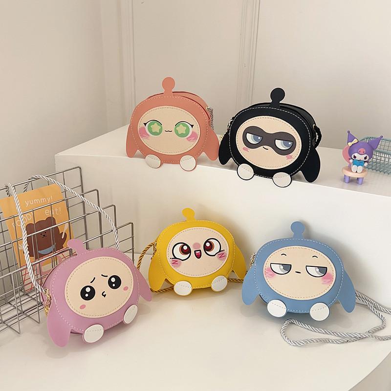 Trendy Pu Lightweight Cartoon Small Bag For Girls Ideal For Daily Use In Bright Colors