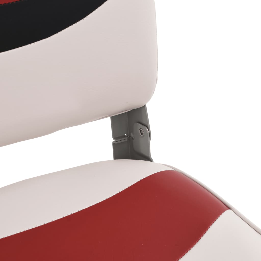 2 Piece Folding Boat Seat Set with High Backrest