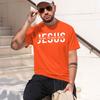 2026 New Model Summer Unisexs 100 Pure Cotton Casual Loose Fit Jesus Way Truth Life Letter Printed Round Neck Short Sleeved Tshi