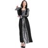 M-XXL Halloween Court Witch Costume Women's Cosplay Ghost Festival Vampire Stage Show Dress