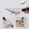Litter Scoop,304 Stainless Steel Cat Metal Scoop With Detachable Handle For Litter Pan, Litter Scoop