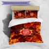 Girona FC Printed 3PCS Bedding Set Breathable Duvet Cover with Pillowcases Decorative Bed Linen for Bedroom Home
