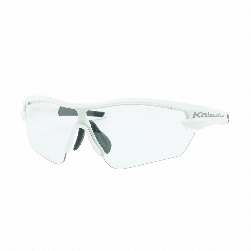 OGK KABUTO Bicycle Sports 101PH Clear Photochromic White Sunglasses/Eyewear (Water-Repellent Lens) Size M/L