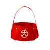 Red Candy Storage Bag Thickened Gift Bags Portable New Year Handheld  Fruit Basket  Home Supplies