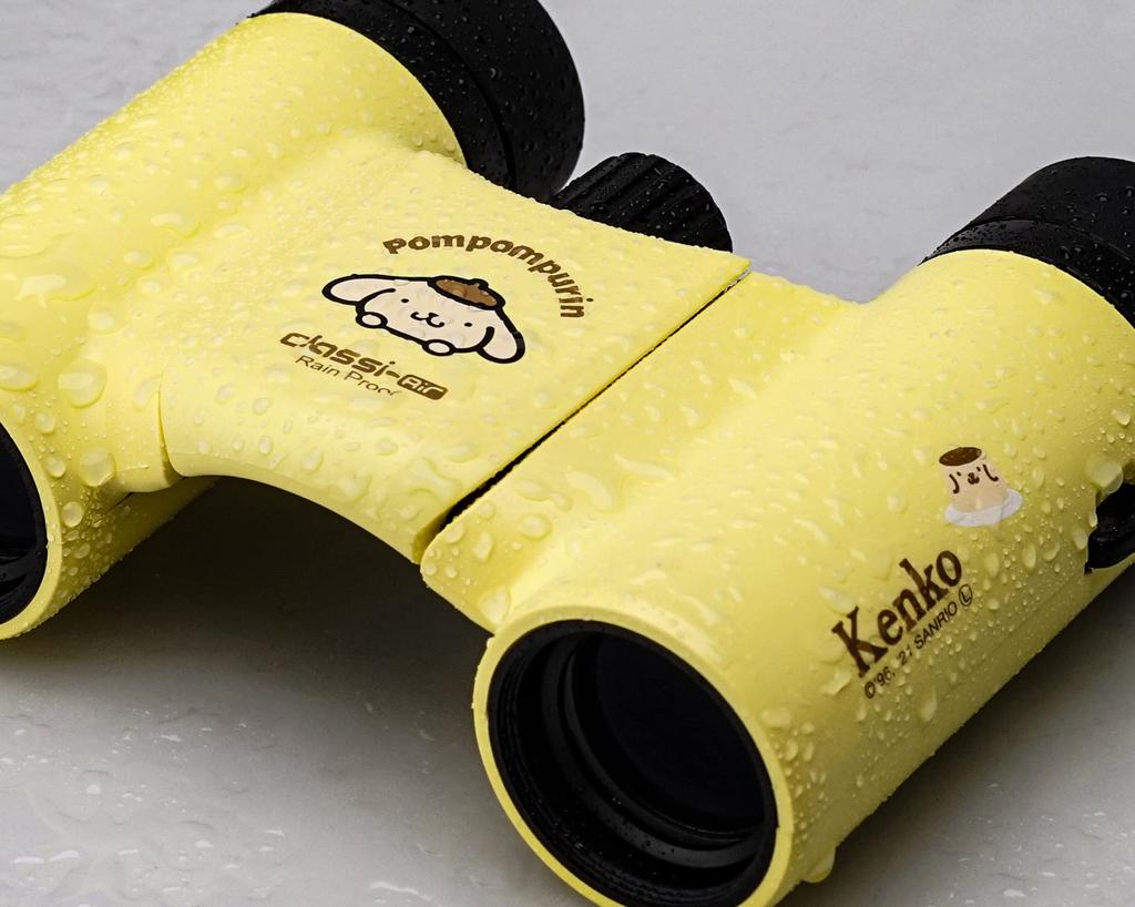 Бинокль Kenko Sanrio для концертов 8x 21 калибра сверхлегкий сверхкомпактный с защитой от дождя Pom Pom Purin и многослойным покрытием SK-CL0821PN
