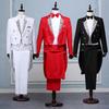 Men's Dress Tuxedo Suit Magician Stage Performance Conductor Suit Bel Canto Singer Performance Suit
