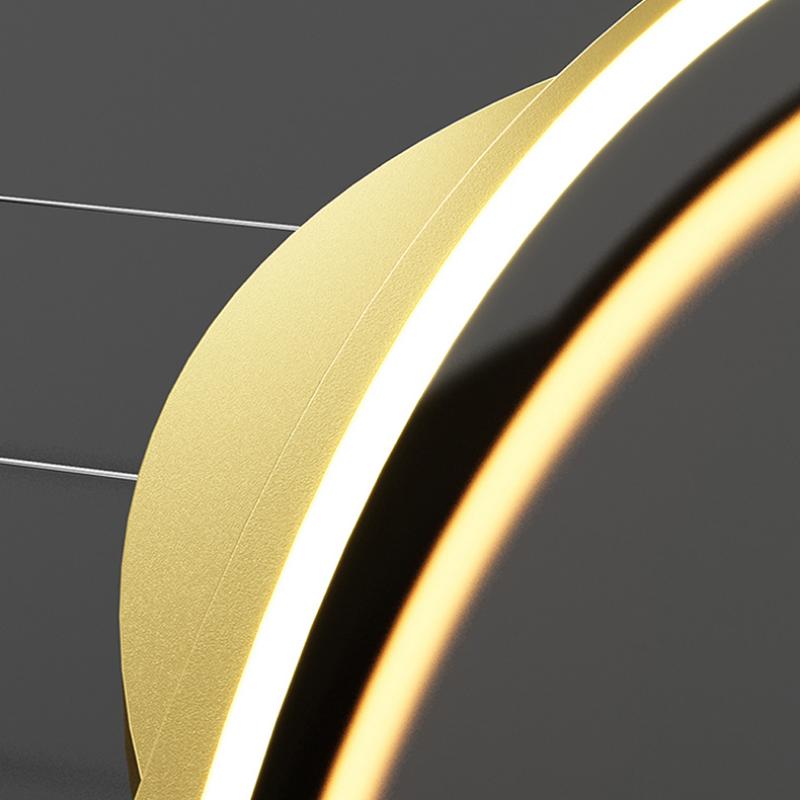 Светодиодная люстра для столовой, острова, современный скандинавский ресторан, простое длинное освещение, подвесные светильники для офиса, бара, кофе, художественные лампы