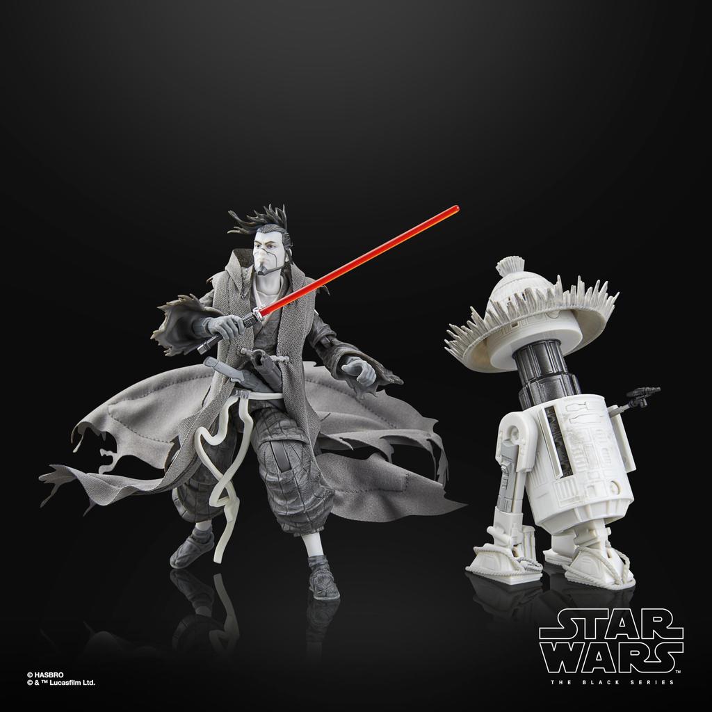 Hasbro Звездные Войны Черная Серия Ронин и R5-D56, Звездные Войны: Коллекция Visions Premium 15 см Фигурка 2 шт. G1320 Оригинал