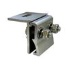Aluminum Alloy PV Roof Fold Clamps For Solar Panel Mounting Weather Resistant Racking Bracket Solar Panel Racking Fixtures